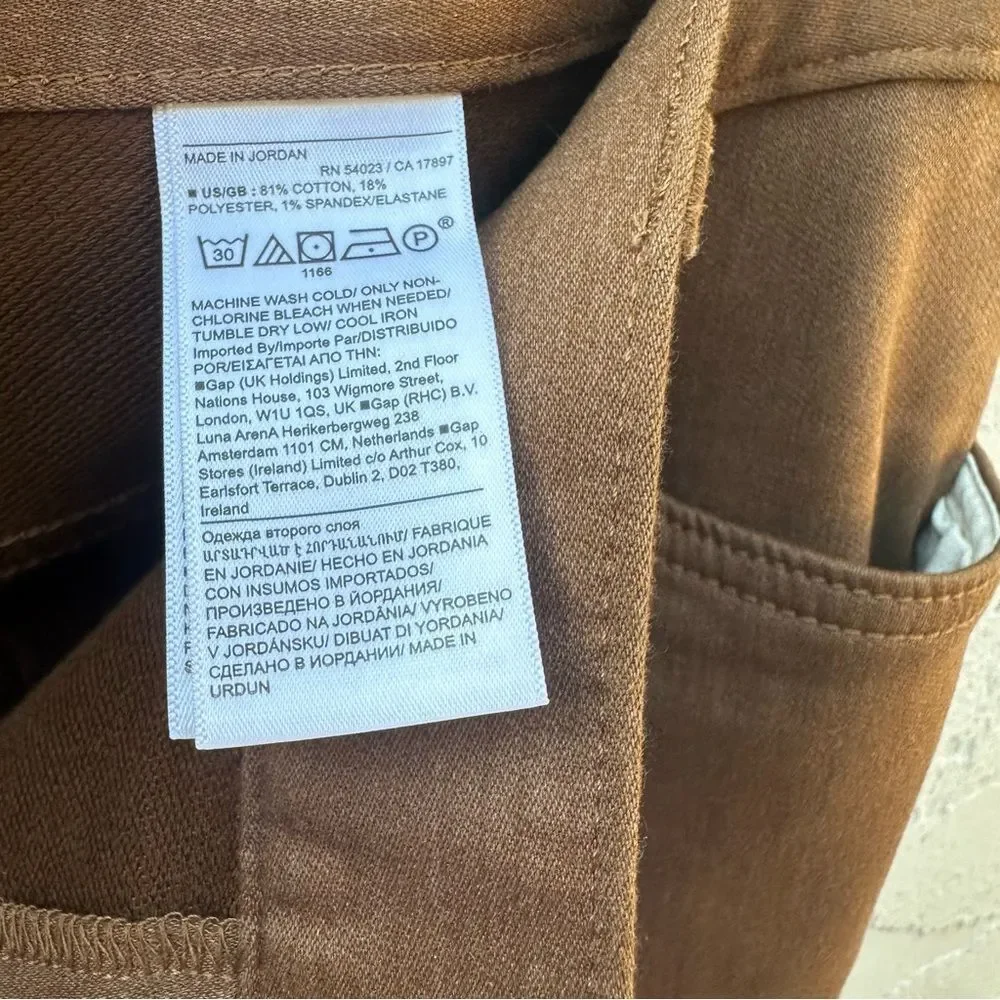 BANANA REPUBLIC Jeans Men 40/34 Traveler Slim Fit Tapered Stretch Brown‎